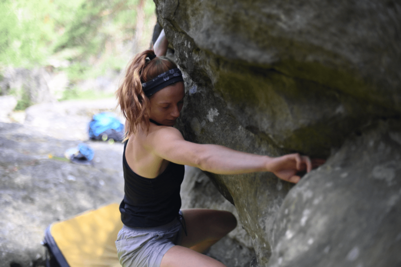 Goodtimes Bouldercamp Fontainebleau Boulderin am Fels in Fontainebleau