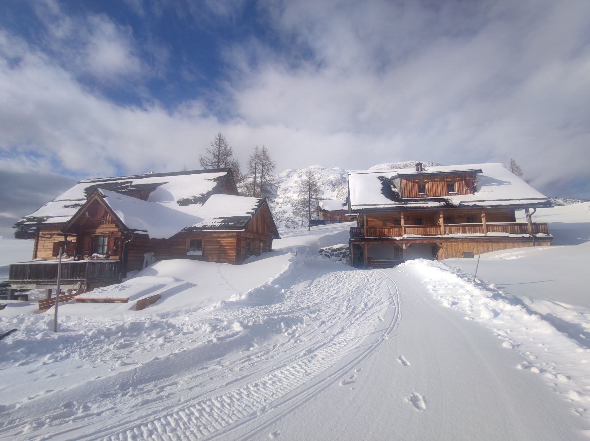 Skihütte Campleben Zwei Hütten