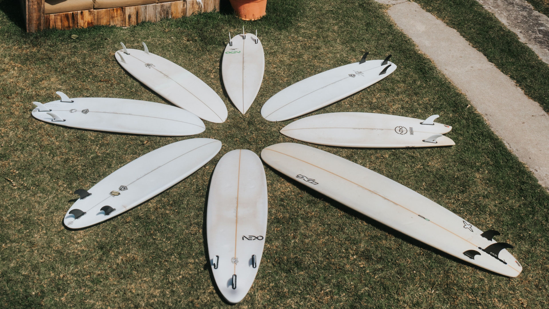 Goodtimes Sportreisen Surfcamp Portugal Auswahl Surfmaterial Testcenter Surfboards