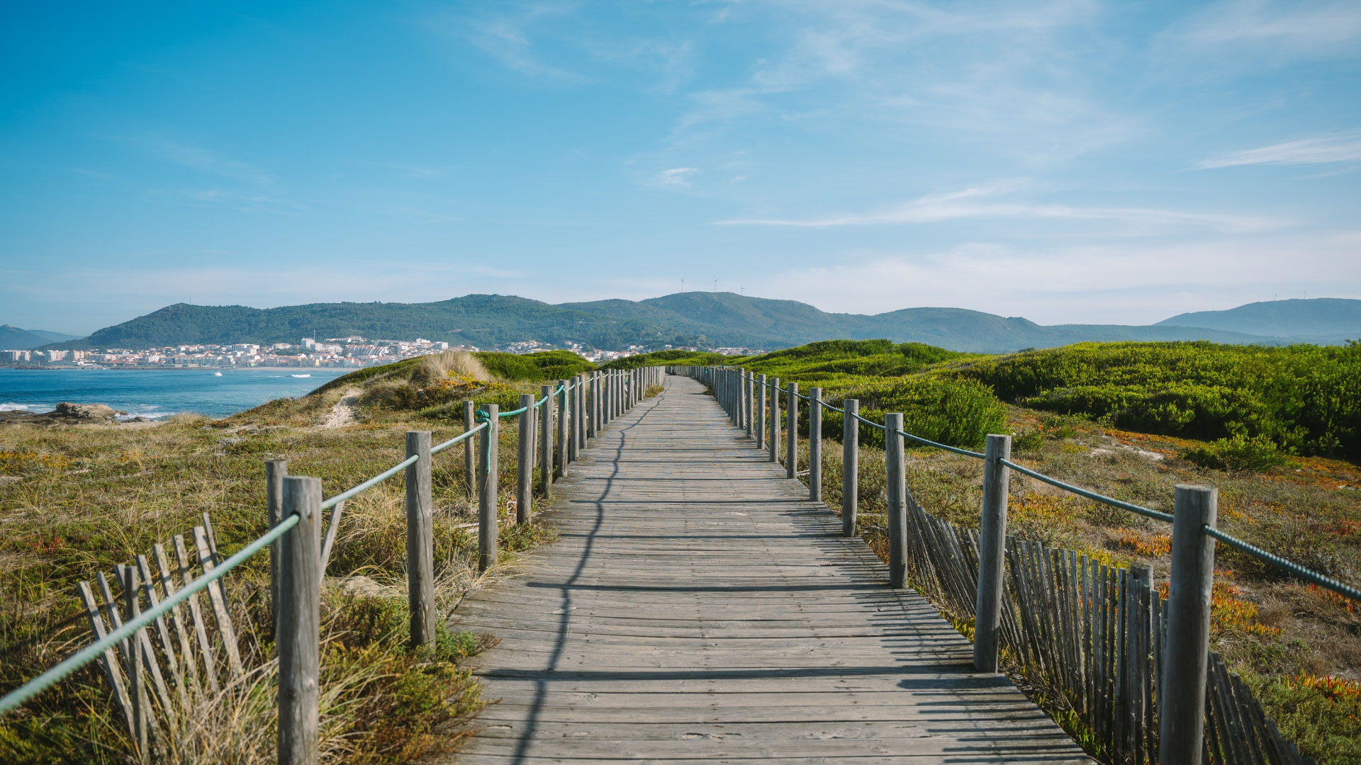 Goodtimes Sportreisen Surfcamp Portugal Steg durch die Dünen zum Strand